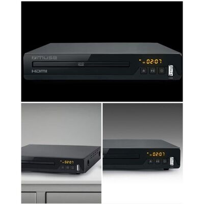 Muse Lecteur DVD - Full HD - Noir - HDMI - USB - RCA Noir - Publicité Muse Lecteur DVD - Full HD - Noir - HDMI - USB - RCA Noir - Publicité
