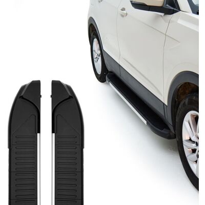 TURTLE Marchepied Latéral ANOTHER PORSCHE CAYENNE 92A-E2 2011 2012 2013 2014 2015 2016 2017 2018 (SUV) Argent Gris - Publicité TURTLE Marchepied Latéral ANOTHER PORSCHE CAYENNE 92A-E2 2011 2012 2013 2014 2015 2016 2017 2018 (SUV) Argent Gris - Publicité