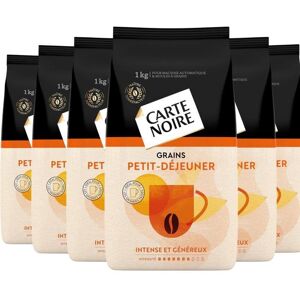 CARTE NOIRE - Petit Déjeuner - Café en Grains - Intense et Généreux - Paquet de 6 kg - Publicité CARTE NOIRE - Petit Déjeuner - Café en Grains - Intense et Généreux - Paquet de 6 kg - Publicité