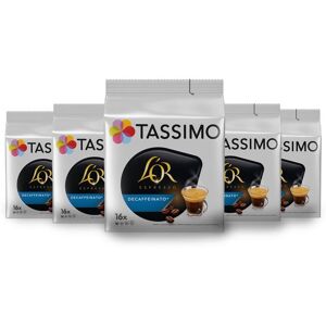Tassimo L'Or Espresso Decaf - Pack de 5 - 80 Boissons - Capsules de café - Publicité Tassimo L'Or Espresso Decaf - Pack de 5 - 80 Boissons - Capsules de café - Publicité