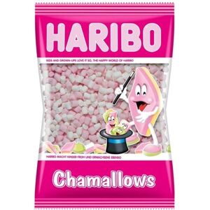 HARIBO Sac 1kg Mini Chamallows - Publicité HARIBO Sac 1kg Mini Chamallows - Publicité