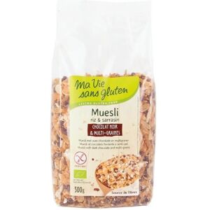 MA VIE SANS GLUTEN - Muesli chocolat noir et multi-graines BIO 300 g - Publicité MA VIE SANS GLUTEN - Muesli chocolat noir et multi-graines BIO 300 g - Publicité