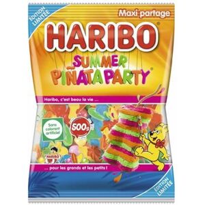 Bonbons Haribo Summer Piñata party sachet de 500 gr - Publicité Bonbons Haribo Summer Piñata party sachet de 500 gr - Publicité