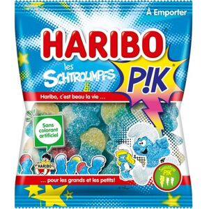 Schtroumpf Pik Haribo 120 g - Publicité Schtroumpf Pik Haribo 120 g - Publicité