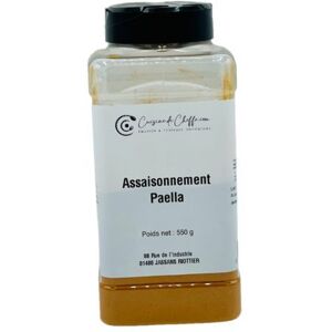 Cuisine de Cheffe.com - Assaisonnement paëlla - Pot 05kg - Publicité Cuisine de Cheffe.com - Assaisonnement paëlla - Pot 05kg - Publicité