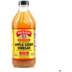 Vinaigre de cidre de pomme bio avec la mère - Bragg - Bouteille verre de 473ml - Publicité Vinaigre de cidre de pomme bio avec la mère - Bragg - Bouteille verre de 473ml - Publicité