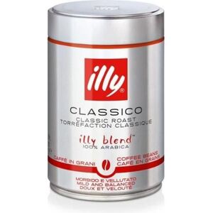 LOT DE 6 - ILLY - Classico Café en grains Espresso - Boite de 250 g - Publicité LOT DE 6 - ILLY - Classico Café en grains Espresso - Boite de 250 g - Publicité