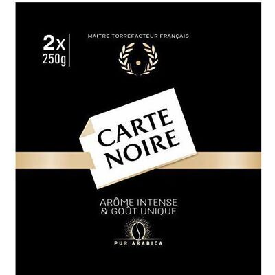CARTE NOIRE - Café Moulu 500G - Lot De 3 - livraison offerte - Publicité CARTE NOIRE - Café Moulu 500G - Lot De 3 - livraison offerte - Publicité