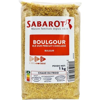 Boulgour sachet de 1kg Sabarot - Publicité Boulgour sachet de 1kg Sabarot - Publicité