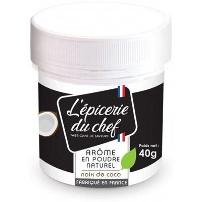 SCRAPCOOKING Arôme alimentaire naturel en poudre de Noix de coco 40 g - Publicité SCRAPCOOKING Arôme alimentaire naturel en poudre de Noix de coco 40 g - Publicité