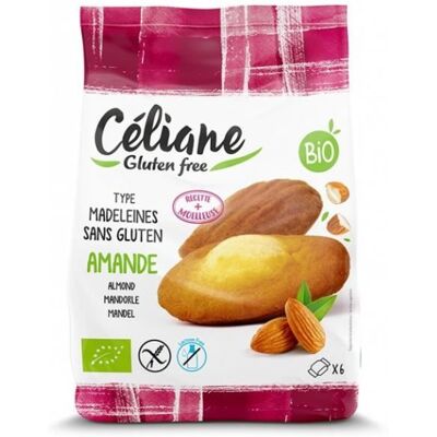 Céliane Madeleines aux Amandes - Sans Gluten - 180g - Publicité Céliane Madeleines aux Amandes - Sans Gluten - 180g - Publicité