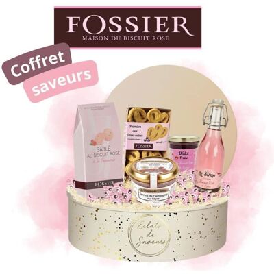 PRO DISTRI Coffret Cadeau Gourmand Fossier & Monbana Biscuits Confiture Sirop Guimauves Terrine et Feuilletés A Offrir à Noël - Publicité PRO DISTRI Coffret Cadeau Gourmand Fossier & Monbana Biscuits Confiture Sirop Guimauves Terrine et Feuilletés A Offrir à Noël - Publicité