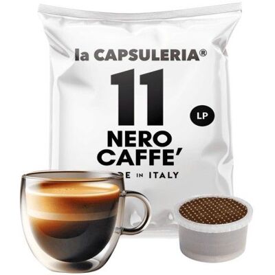 Café Nero 100 capsules compatibles Lavazza Espresso Point sachets fraîcheur - La Capsuleria - Publicité Café Nero 100 capsules compatibles Lavazza Espresso Point sachets fraîcheur - La Capsuleria - Publicité