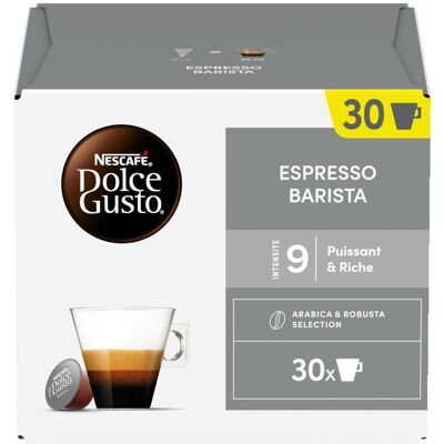 NESCAFE DOLCE GUSTO ESPRESSO BARISTA 3 boites - 90 capsules - Publicité NESCAFE DOLCE GUSTO ESPRESSO BARISTA 3 boites - 90 capsules - Publicité