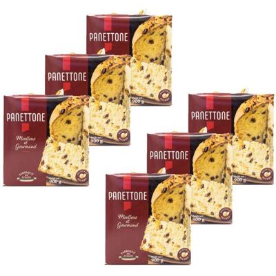Panettone - Lot 6x Panettone Pur Beurre - Italie - boîte 900g - Publicité Panettone - Lot 6x Panettone Pur Beurre - Italie - boîte 900g - Publicité