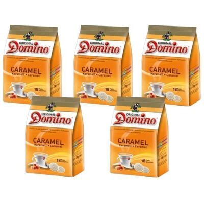 DOMINO Café Caramel 90 Dosettes Souples Compatibles Senseo Arôme Gourmand et Torréfaction Équilibrée pour Pause Café Douce - Publicité DOMINO Café Caramel 90 Dosettes Souples Compatibles Senseo Arôme Gourmand et Torréfaction Équilibrée pour Pause Café Douce - Publicité