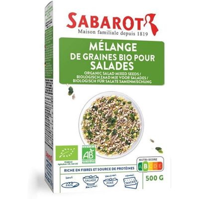 Mélange de graines bio pour salades paquet de 500g Sabarot - Publicité Mélange de graines bio pour salades paquet de 500g Sabarot - Publicité