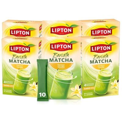 Lipton - Matcha Vanille x6 - Publicité Lipton - Matcha Vanille x6 - Publicité
