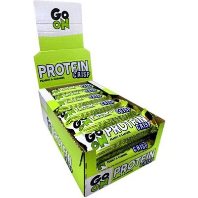 Go On Nutrition - Protein Crisp Bar - 24x50g box - barre protéinée - Publicité Go On Nutrition - Protein Crisp Bar - 24x50g box - barre protéinée - Publicité