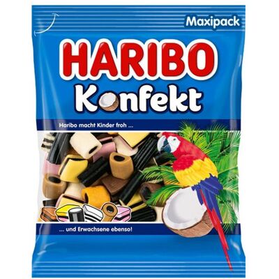 Bonbons Haribo Konfekt réglisse sachet de 500 g - Publicité Bonbons Haribo Konfekt réglisse sachet de 500 g - Publicité