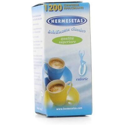 Hermesetas Original 1200 Comprimés - Édulcorant - Publicité Hermesetas Original 1200 Comprimés - Édulcorant - Publicité