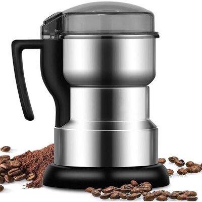 Generic Moulin à Café Moulin à Céréales Multifonctionnel 400W Moulin à Grains épices Pour Matériaux Secs Céréales Herbes Café Gris - Publicité Generic Moulin à Café Moulin à Céréales Multifonctionnel 400W Moulin à Grains épices Pour Matériaux Secs Céréales Herbes Café Gris - Publicité