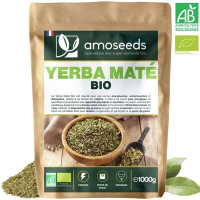 Yerba Maté Bio 1KG - Amoseeds - Publicité Yerba Maté Bio 1KG - Amoseeds - Publicité