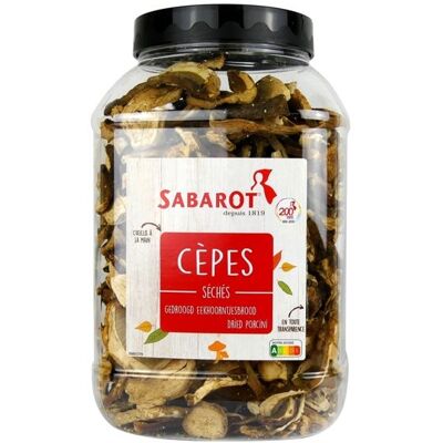 Champignons séchés - SABAROT - Cèpes extra séchés - Pot 500 g - Format familial - Riche en protéines - Publicité Champignons séchés - SABAROT - Cèpes extra séchés - Pot 500 g - Format familial - Riche en protéines - Publicité