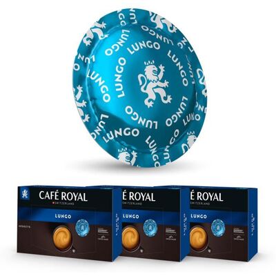 Café Royal Pro - 3 x 50 - Lungo - Nespresso Professional - Capsule de café - Publicité Café Royal Pro - 3 x 50 - Lungo - Nespresso Professional - Capsule de café - Publicité