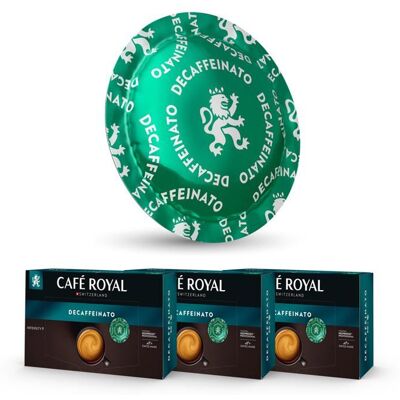 Café Royal - Pro - Décaféiné - 3 x 50 - Coffee capsules - Publicité Café Royal - Pro - Décaféiné - 3 x 50 - Coffee capsules - Publicité