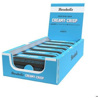 Barres protéinées Barebells - Barebells Protein Bar - Creamy Crisp Boite de 12 - Publicité Barres protéinées Barebells - Barebells Protein Bar - Creamy Crisp Boite de 12 - Publicité