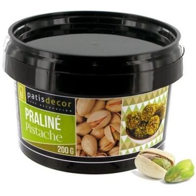 Praliné pistache Patisdécor 200 g. Publicité Praliné pistache Patisdécor 200 g. Publicité