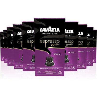 Capsules de café Lavazza Maestro Intenso - Type de café - Publicité Capsules de café Lavazza Maestro Intenso - Type de café - Publicité