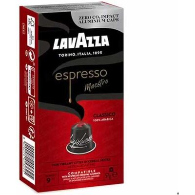 Lavazza - Maestro Classico - 100% Arabica - Nespresso Compatible - Pods - Publicité Lavazza - Maestro Classico - 100% Arabica - Nespresso Compatible - Pods - Publicité