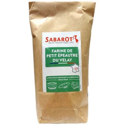 Farine de Petit Épeautre du Velay sachet 400g Sabarot - Publicité Farine de Petit Épeautre du Velay sachet 400g Sabarot - Publicité