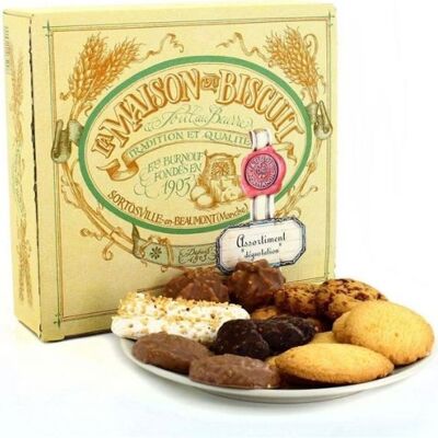 La maison du biscuit - Assortiment de biscuits 500g - Made in Calvados - Publicité La maison du biscuit - Assortiment de biscuits 500g - Made in Calvados - Publicité