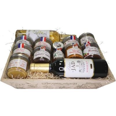 Lucien Georgelin - Coffret cadeau gourmand Margaux 935g - Publicité Lucien Georgelin - Coffret cadeau gourmand Margaux 935g - Publicité
