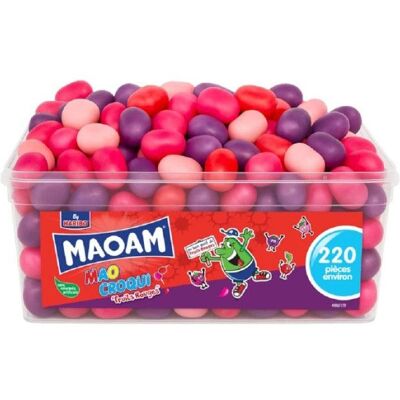 Haribo Mao Croqui fruits rouges tubo 1kg - Publicité Haribo Mao Croqui fruits rouges tubo 1kg - Publicité