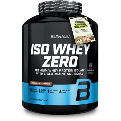 Whey Isolate - Biotech USA - Iso whey zero (1816g) - Saveur Chocolat - Publicité Whey Isolate - Biotech USA - Iso whey zero (1816g) - Saveur Chocolat - Publicité