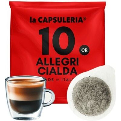 Café Allegri 100 dosettes ESE 44 compatibles machines ESE 44 2 boîtes de 50 - La Capsuleria - Publicité Café Allegri 100 dosettes ESE 44 compatibles machines ESE 44 2 boîtes de 50 - La Capsuleria - Publicité