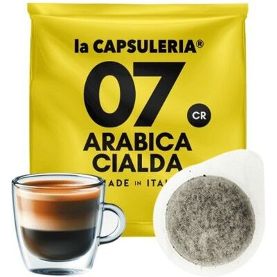 Café Arabica 100 dosettes ESE 44 compatibles machines ESE 44 2 boîtes de 50 - La Capsuleria - Publicité Café Arabica 100 dosettes ESE 44 compatibles machines ESE 44 2 boîtes de 50 - La Capsuleria - Publicité