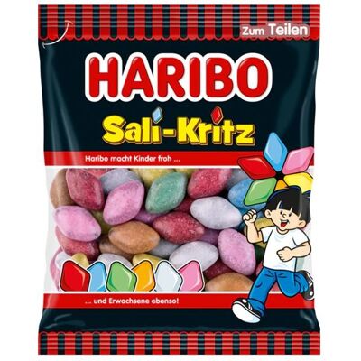 Bonbons Haribo Sali-Kritz sachet de 160g - Publicité Bonbons Haribo Sali-Kritz sachet de 160g - Publicité