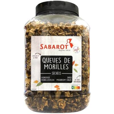 Queues de morilles séchées - SABAROT - Pot 500 g - Format familial - Riche en protéines (31 g) - Publicité Queues de morilles séchées - SABAROT - Pot 500 g - Format familial - Riche en protéines (31 g) - Publicité