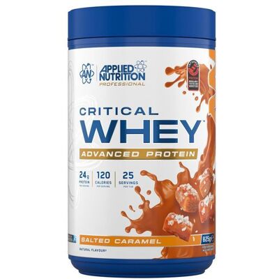 Whey concentrée Applied Nutrition - Critical Whey - Salted Caramel 825g - Publicité Whey concentrée Applied Nutrition - Critical Whey - Salted Caramel 825g - Publicité