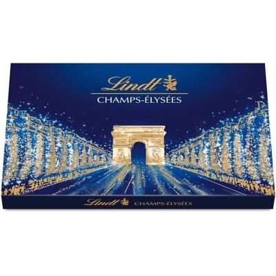LINDT & SPRÜNGLI Champs-Elysées Boîte de chocolats Assortis - 182 g - Publicité LINDT & SPRÜNGLI Champs-Elysées Boîte de chocolats Assortis - 182 g - Publicité