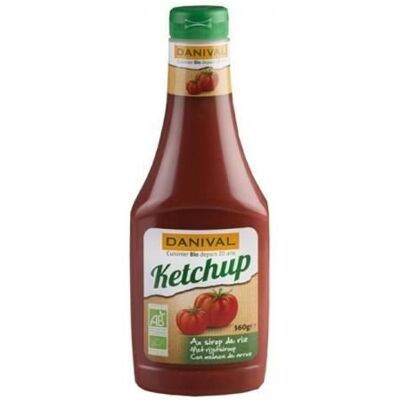 Ketchup Bio Sans Sucre Danival - 560g - Publicité Ketchup Bio Sans Sucre Danival - 560g - Publicité