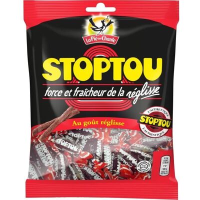 LA PIE QUI CHANTE Bonbons Stoptou Réglisse - 165 g - Publicité LA PIE QUI CHANTE Bonbons Stoptou Réglisse - 165 g - Publicité