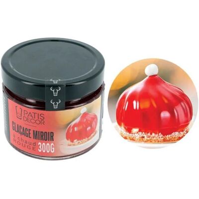 PATISDECOR CAKE DECORATION Glaçage miroir Rouge 300 g - Publicité PATISDECOR CAKE DECORATION Glaçage miroir Rouge 300 g - Publicité
