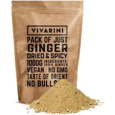 Gingembre Poudre Moulu Vivarini – 1 kg - Publicité Gingembre Poudre Moulu Vivarini – 1 kg - Publicité