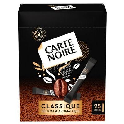Carte Noire - classique - 25-pack - coffee sticks - Publicité Carte Noire - classique - 25-pack - coffee sticks - Publicité